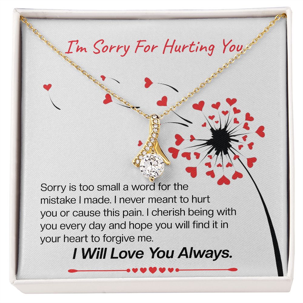 To Partner - Meaningful Apology Necklace