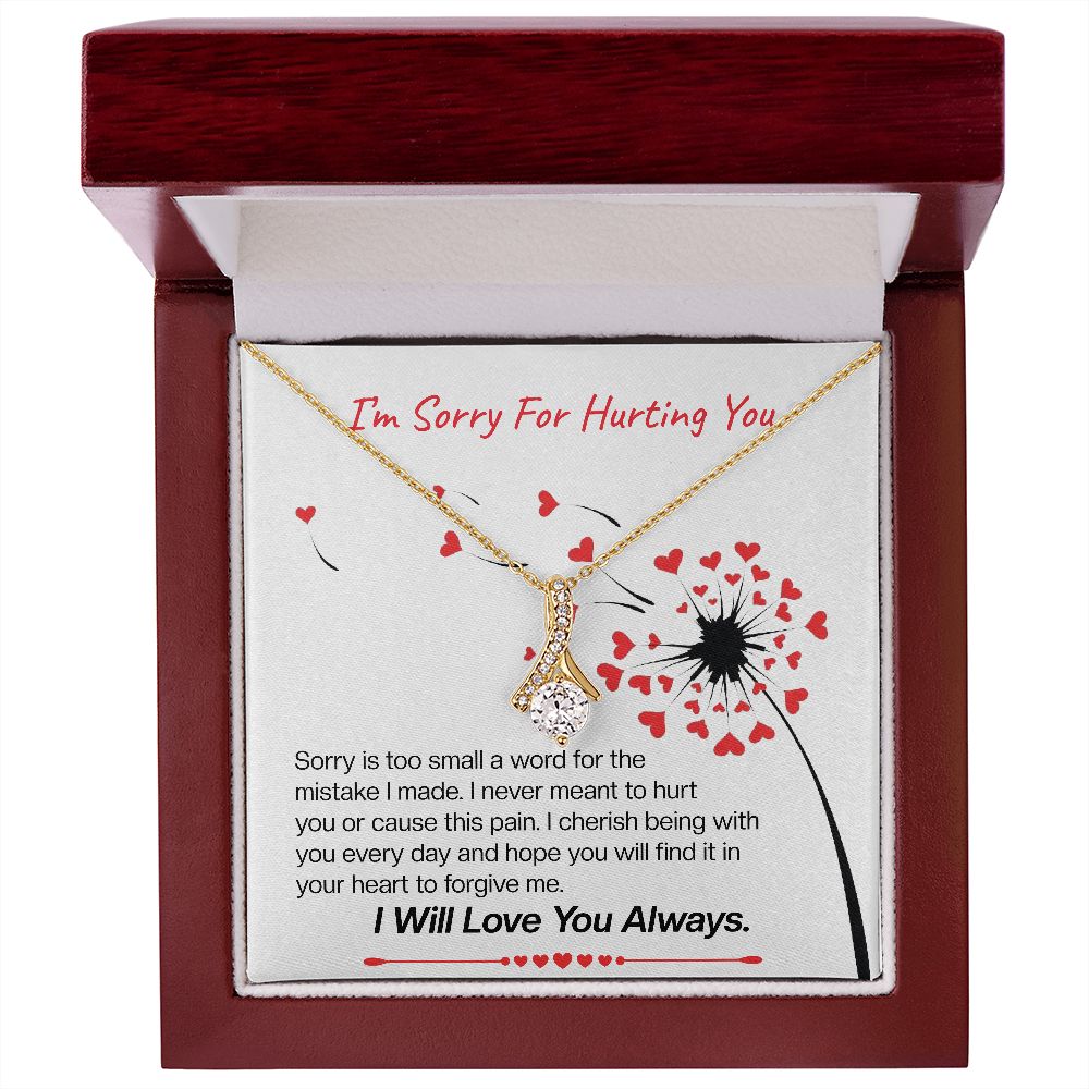 To Partner - Meaningful Apology Necklace
