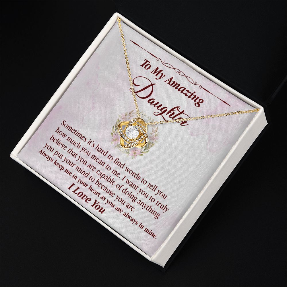 To Daughter - Meaningful Personalized Necklace