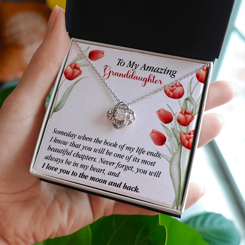 To Granddaughter - Meaningful Personalized Necklace